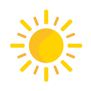 黄色卡通太阳夏天元素GIF动态图太阳元素
